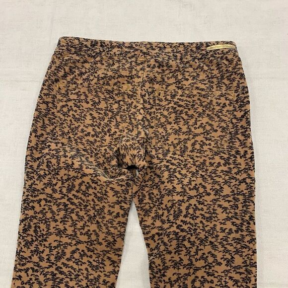 Pilcro the Letterpress Anthropologie 26 Serif corduroy skinny pants tan mid rise - Picture 9 of 10